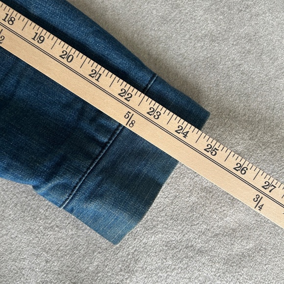 Deus Ex Machina Jacket Mens Medium Chore Denim Coat Flanel Corduroy Collar - Picture 10 of 11